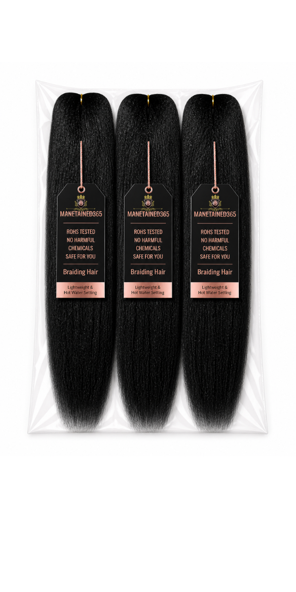 3-Pack 26" Premium Braiding Hair – Soft, Lightweight, and Tangle-Free
