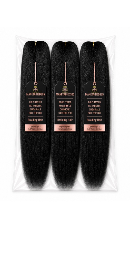 3-Pack 26" Premium Braiding Hair – Soft, Lightweight, and Tangle-Free