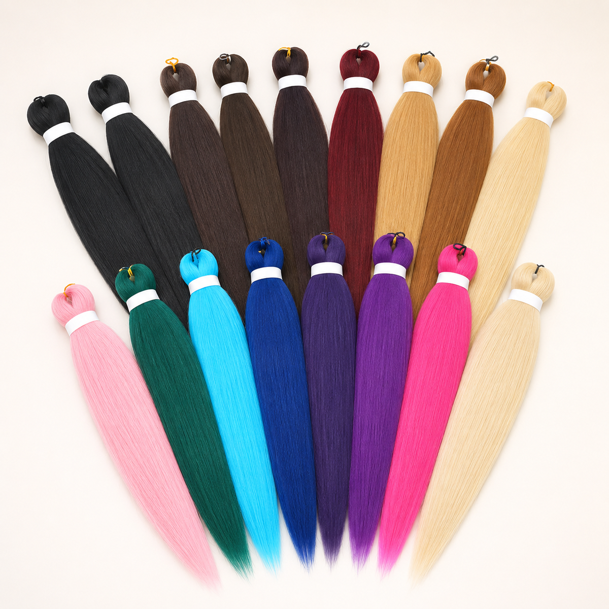 MANETAINED365 Premium Pre-Stretched Braiding Hair — 10 Pack