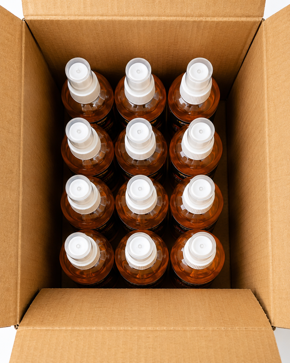 Pump It Up! Gold Super Hold Styling Spritz – 12 Bottle Bulk Pack | 8 oz Each
