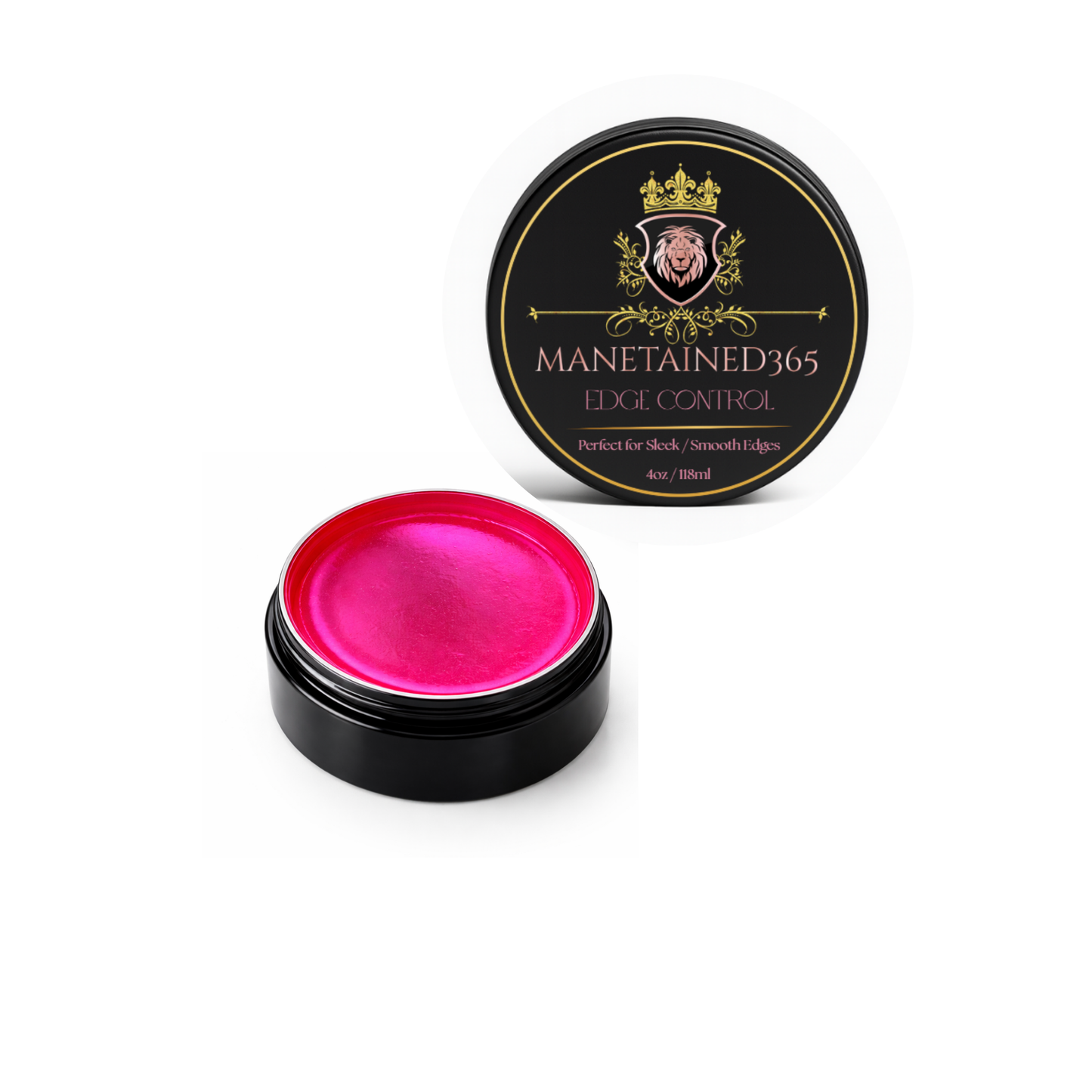 Manetained365 Edge Control — Single Jar (Professional Hold)