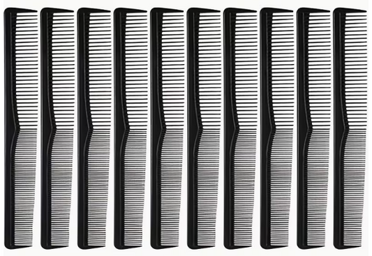 10-Pack Professional Rat Tail Braiding Combs